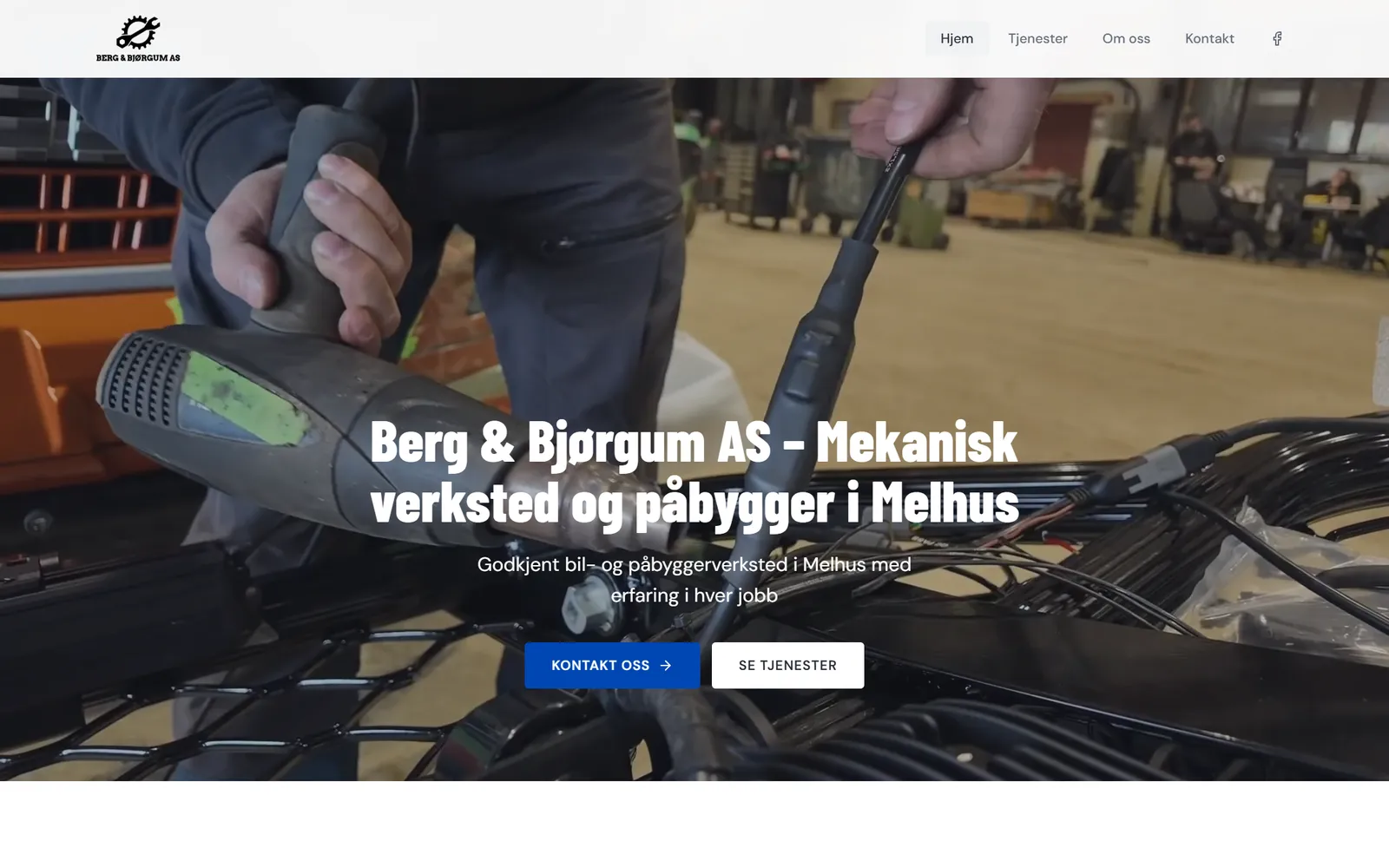 Nettsiden til Berg & Bjørgum